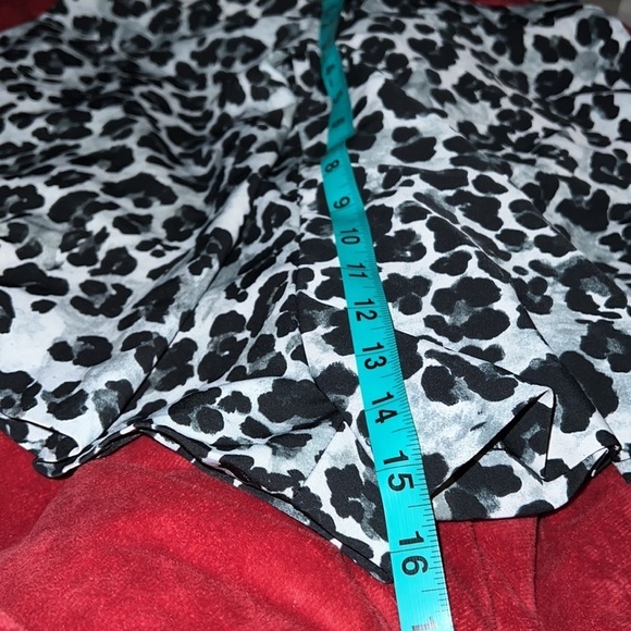 ZARA Leopard print Skort L - Picture 8 of 11